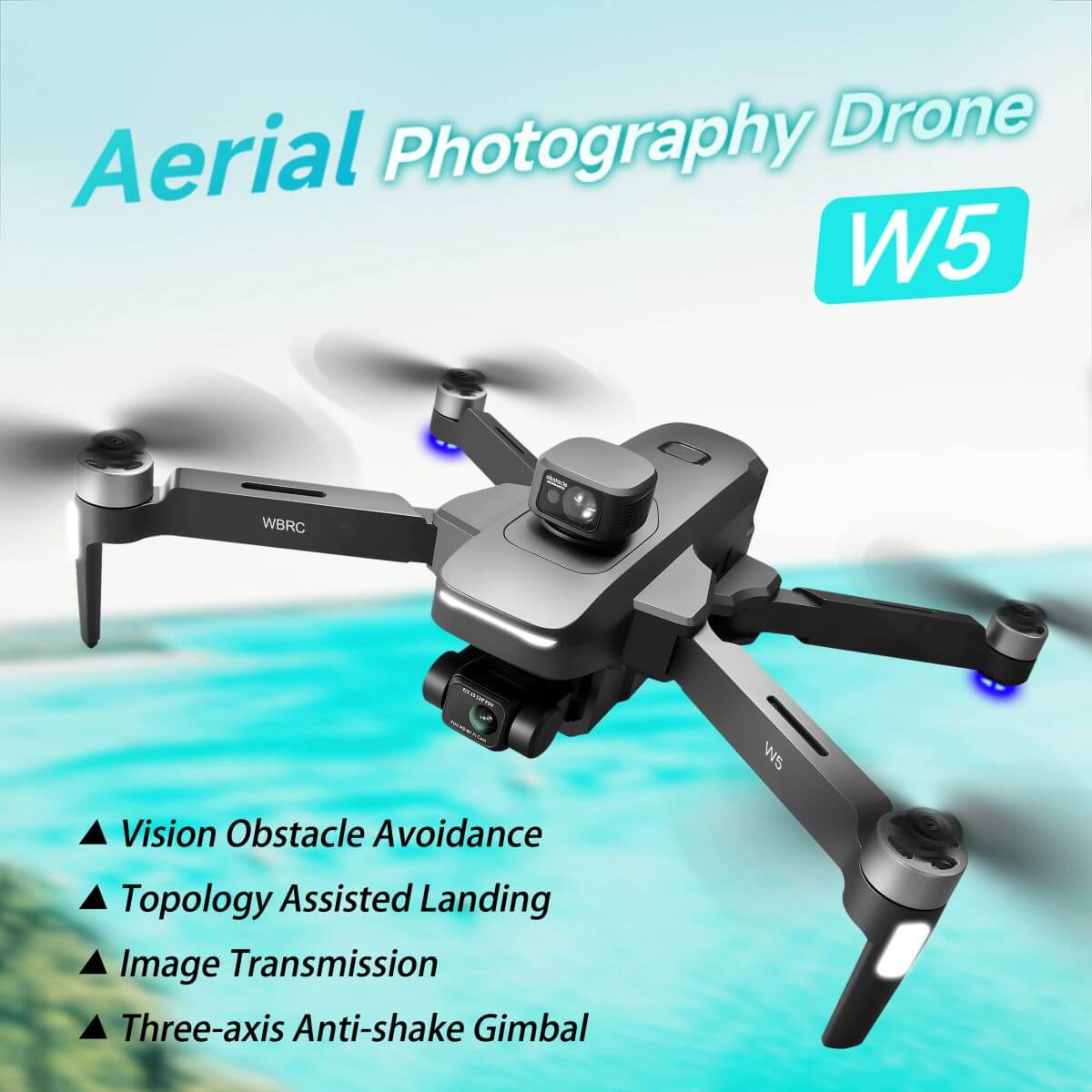 W5 Aerial Photography Drone - Hugmie