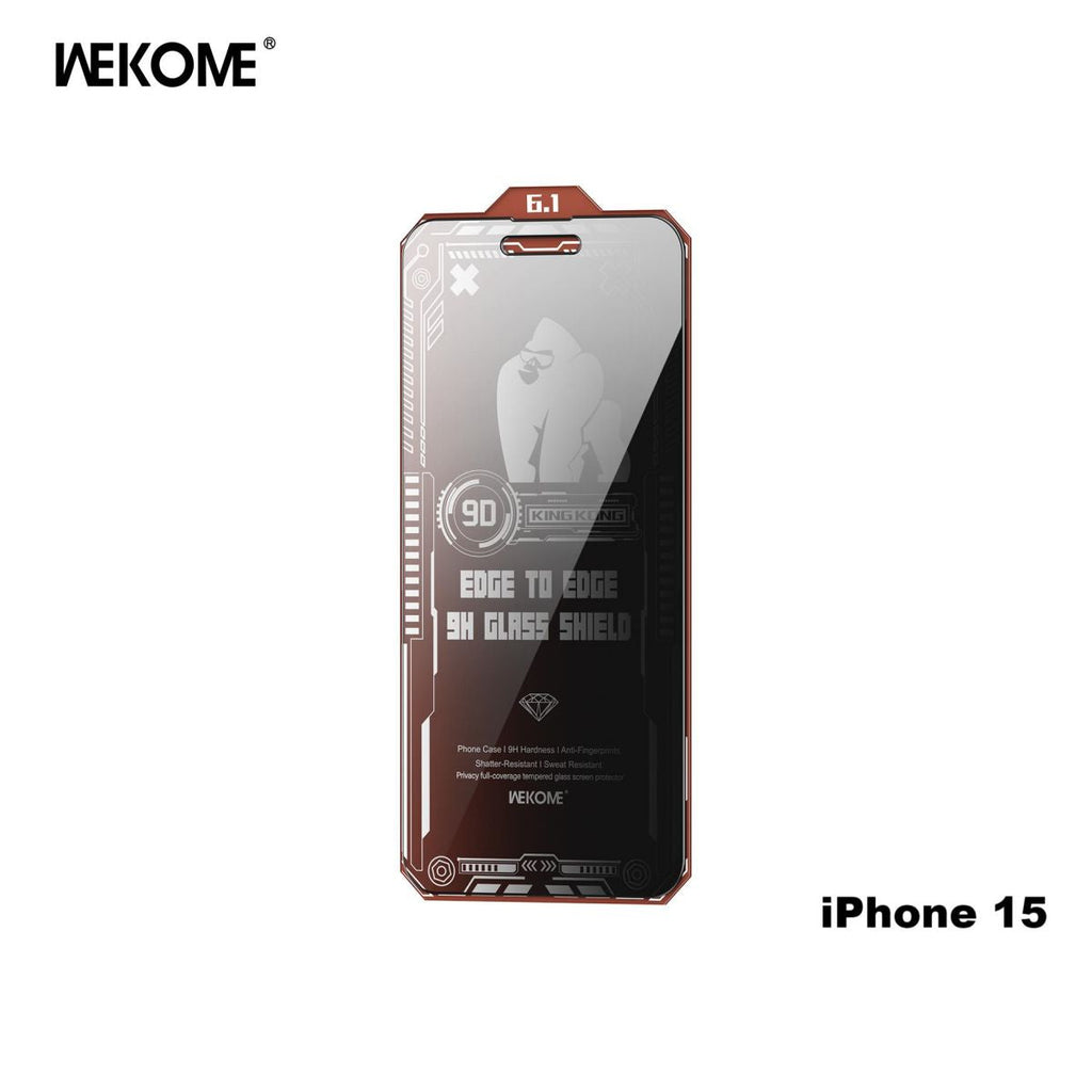 WEKOME 9D Gurved Privacy Tempered Glass Screen Protector WTP-082 - Hugmie