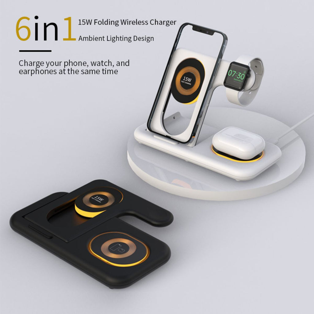 Y36 6 in 1 15W Folding Wireless Charger - Hugmie